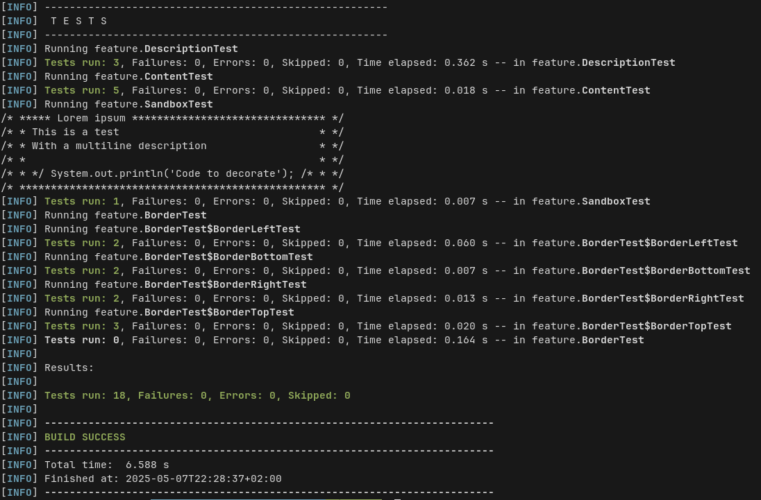 junit test execution